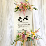 Signature Congratulatory Arcylic Board with Easel stand